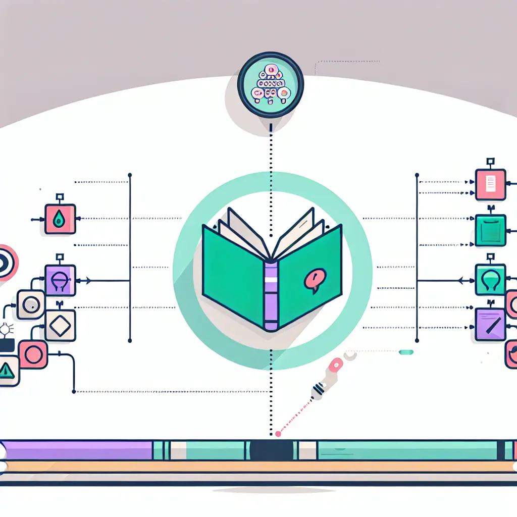 Diagrama estructural mostrando la jerarquía y conexiones entre capítulos de una tesis