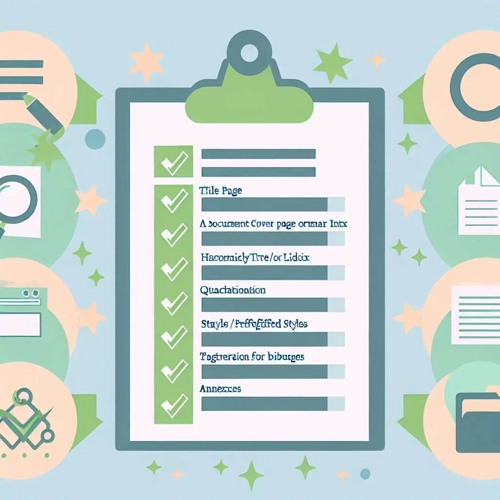 Checklist de estándares de calidad para plantillas académicas de TFG