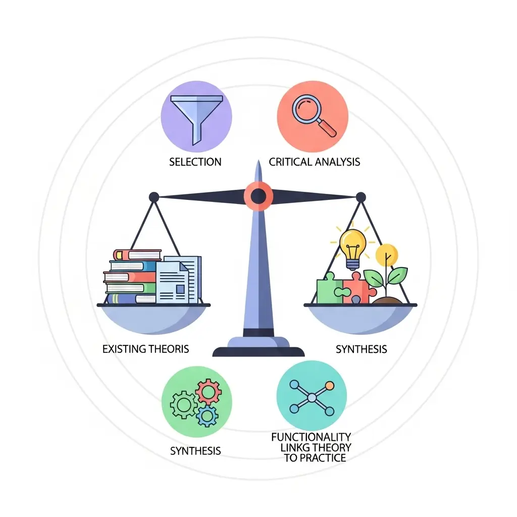 Equilibrio entre teorías existentes y aportación original en el marco teórico