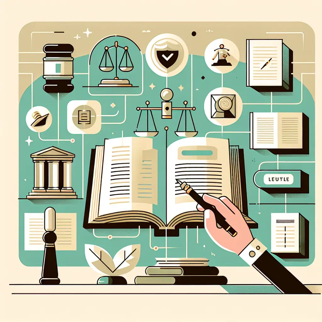 Ejemplo visual de citación correcta en documentos legales con comillas y referencias