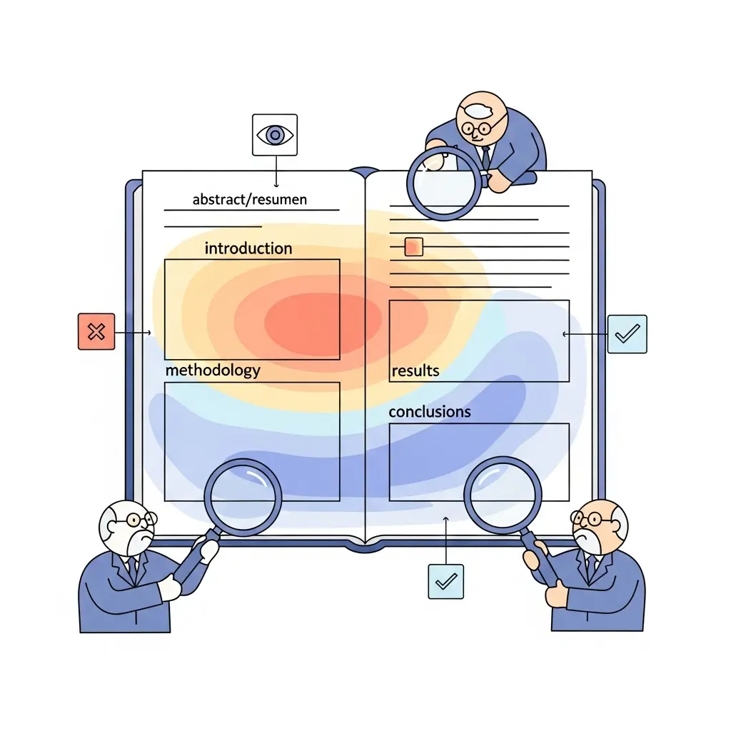 Zonas de lectura prioritaria para los tribunales