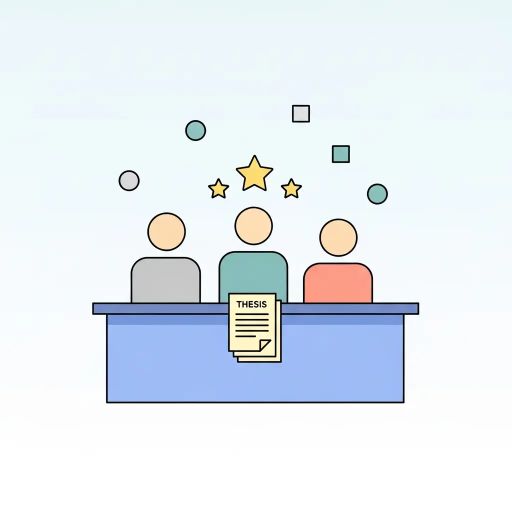 Evaluación de tribunal académico