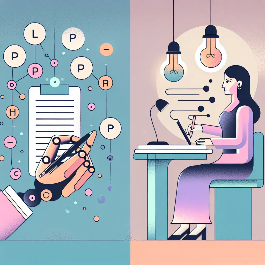 Comparación visual entre parafraseo mecánico con herramientas automáticas y parafraseo constructivo con comprensión humana