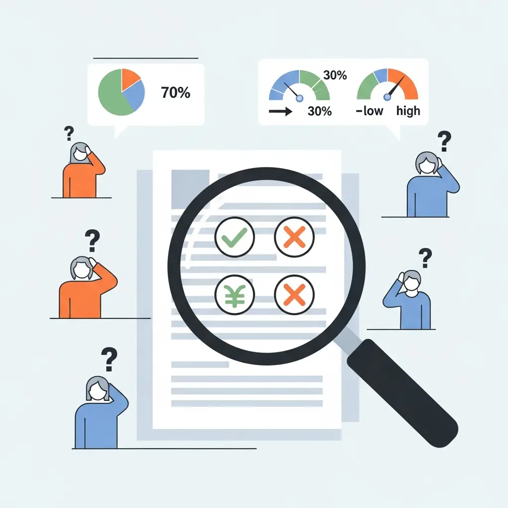 Ilustración mostrando la inconsistencia de los detectores de IA con resultados contradictorios