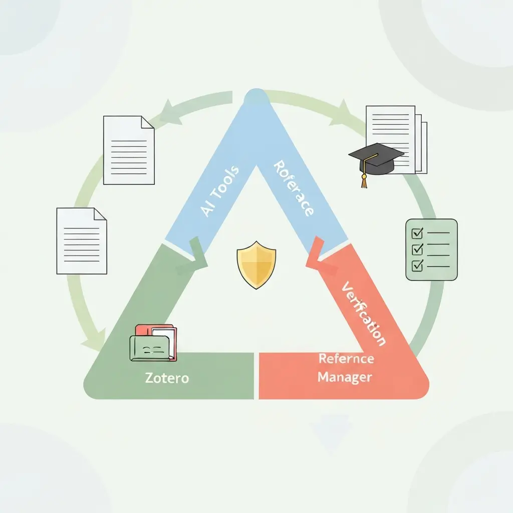 Sistema triangular de protección para tesis doctorales con IA