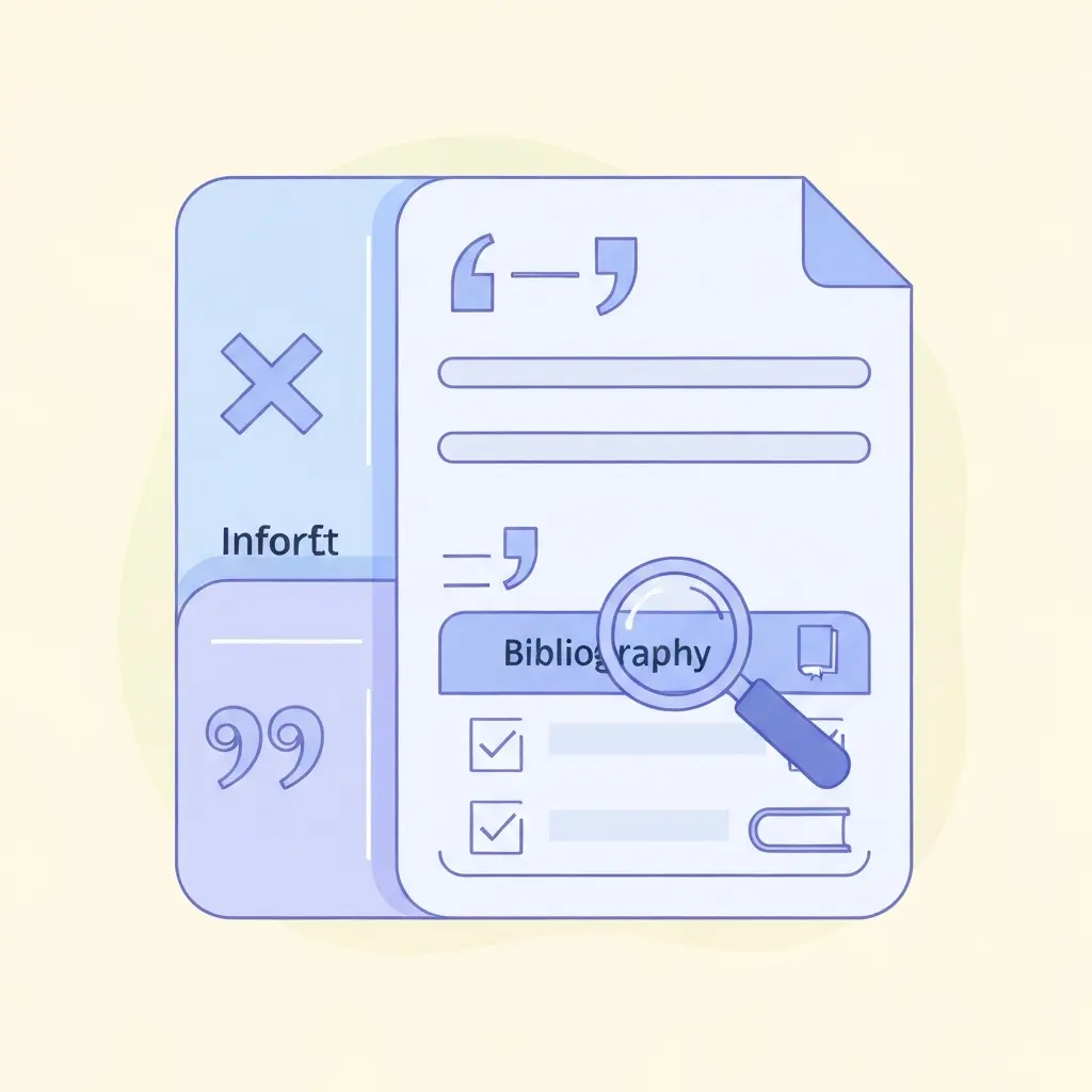 Formato correcto de bibliografía para detección de plagio