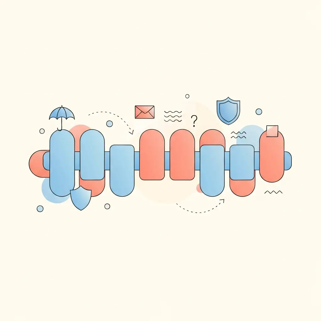Visualización del concepto de tiempo buffer distribuido en la planificación
