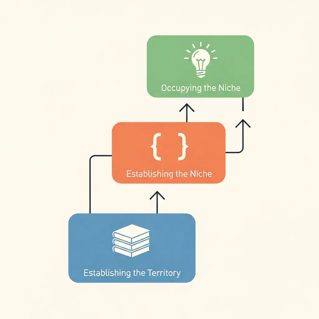 Modelo CARS de Swales: los tres movimientos para crear un espacio de investigación