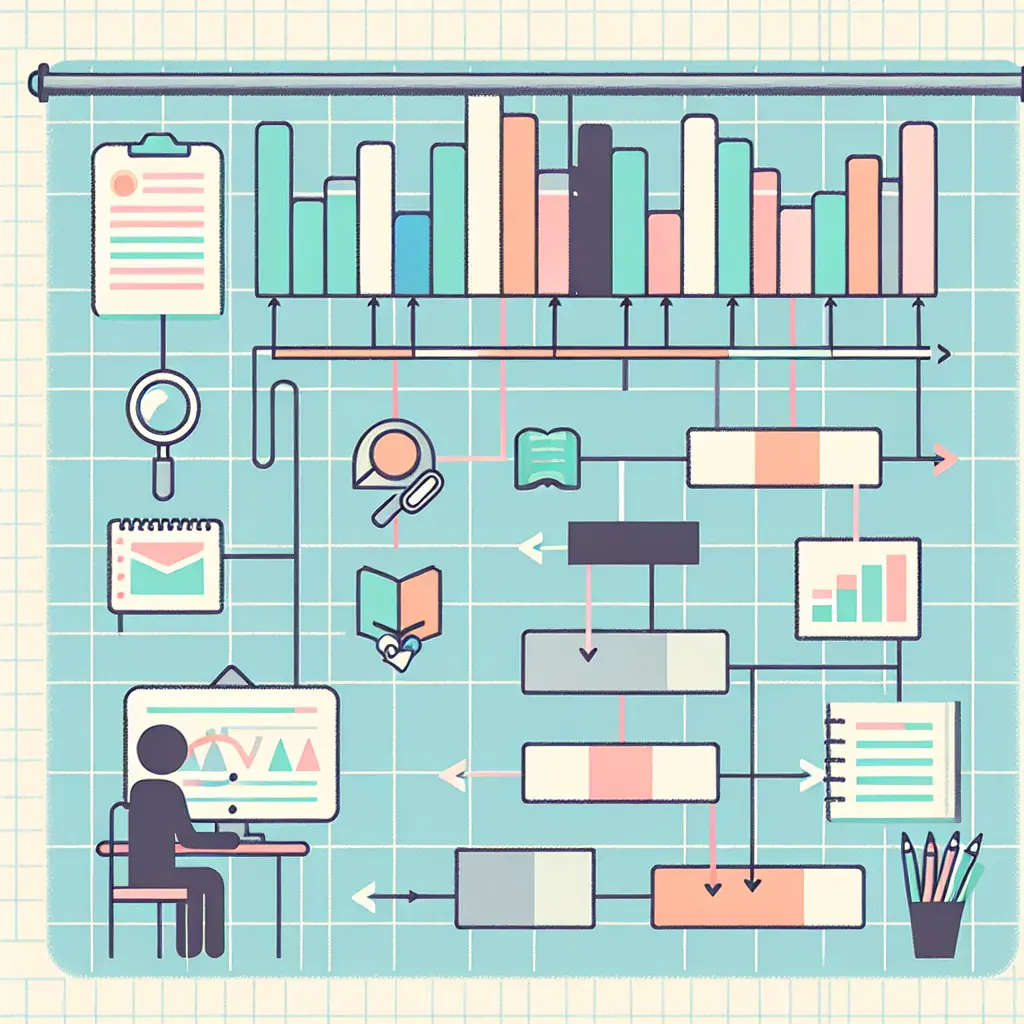 Diagrama de Gantt simplificado con barras de colores mostrando las fases del TFG