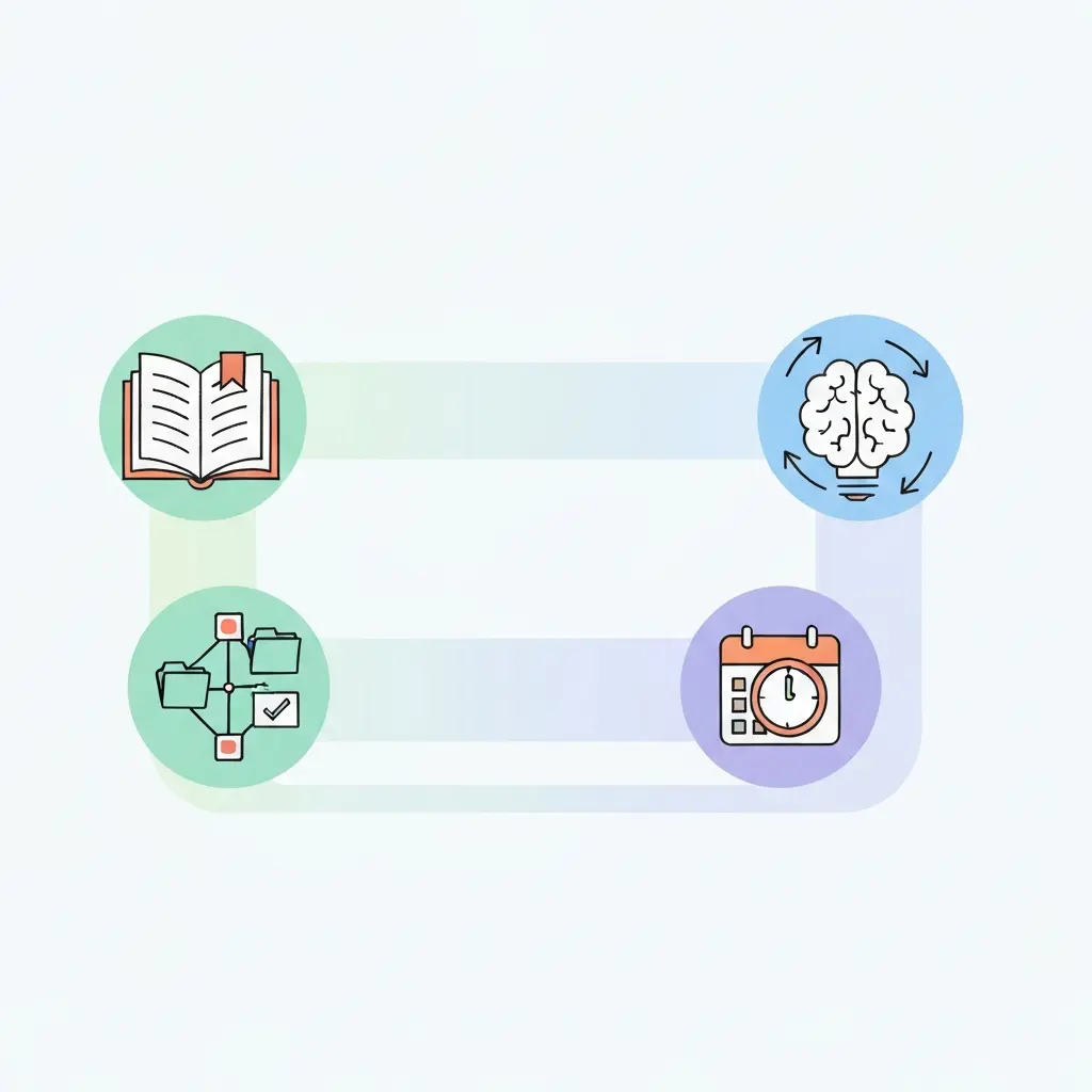 Ilustración del proceso de evaluación de una tesis doctoral por un tribunal académico, donde el juicio humano determina si existe plagio