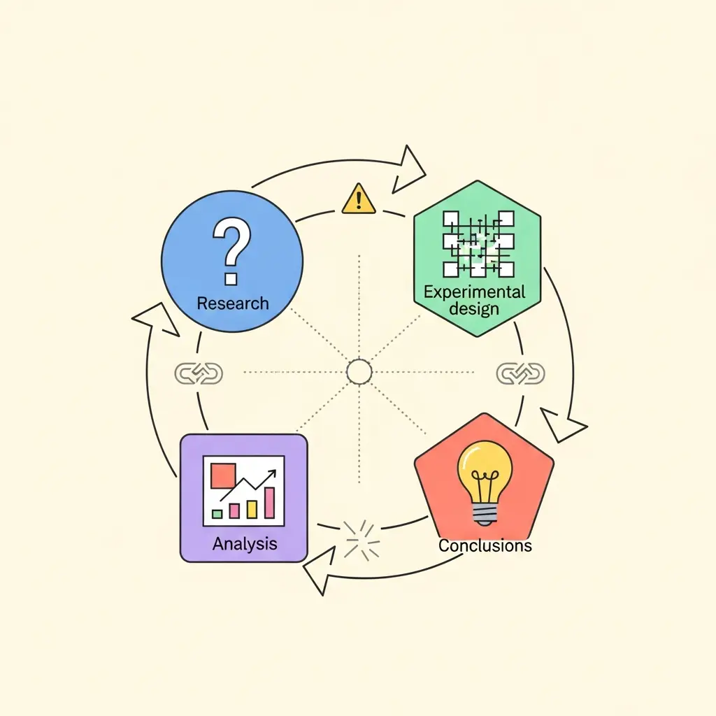 Cadena de alineación metodológica: pregunta de investigación, diseño, análisis y conclusiones