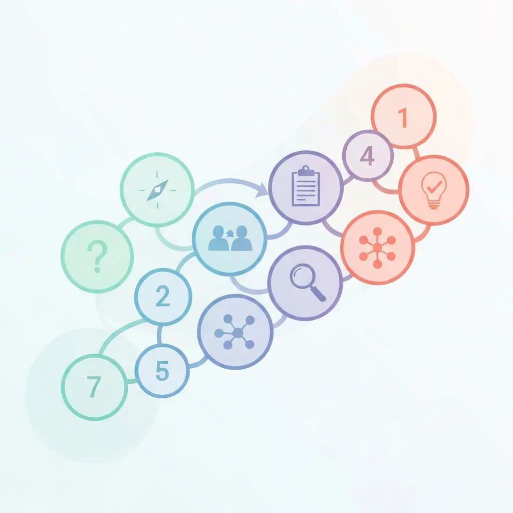 Comparación visual entre investigación cualitativa y cuantitativa: experiencias humanas versus datos numéricos