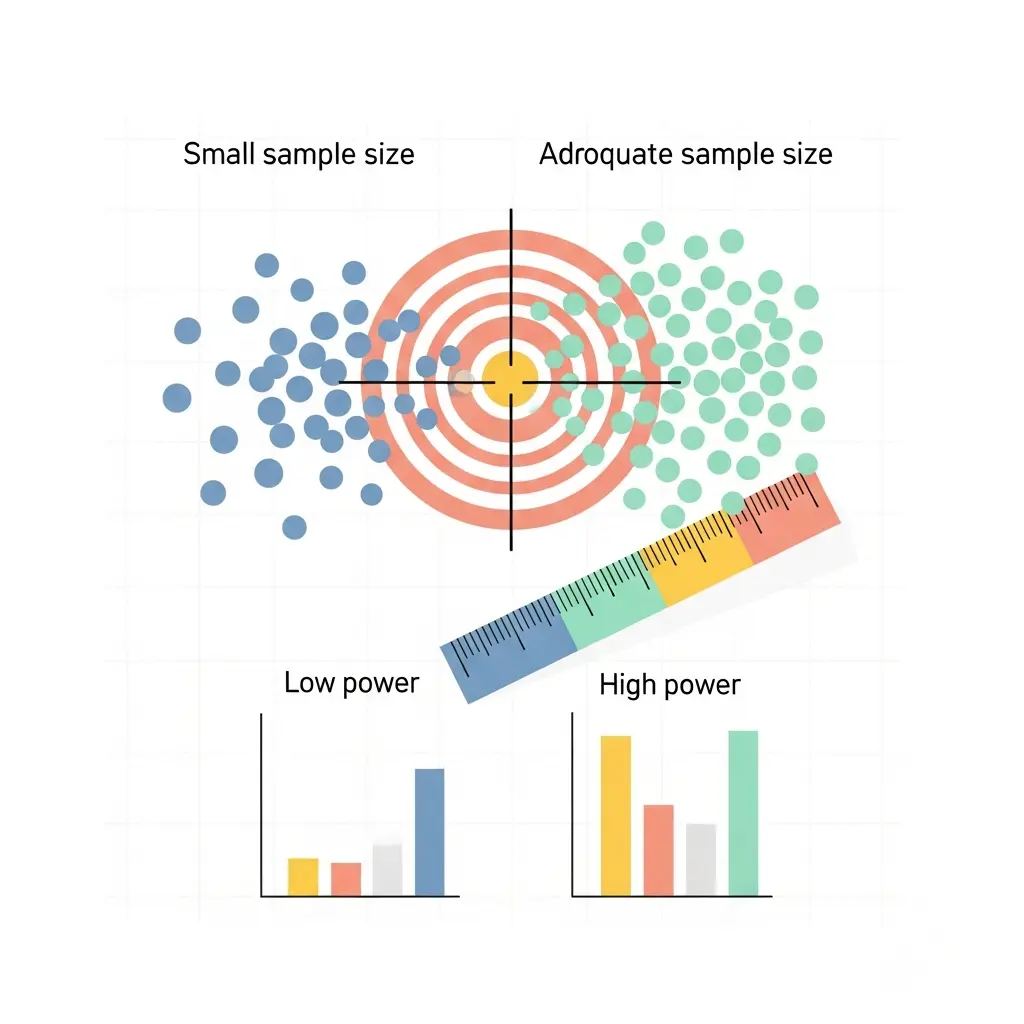 Concepto de tamaño muestral y potencia estadística en investigación experimental