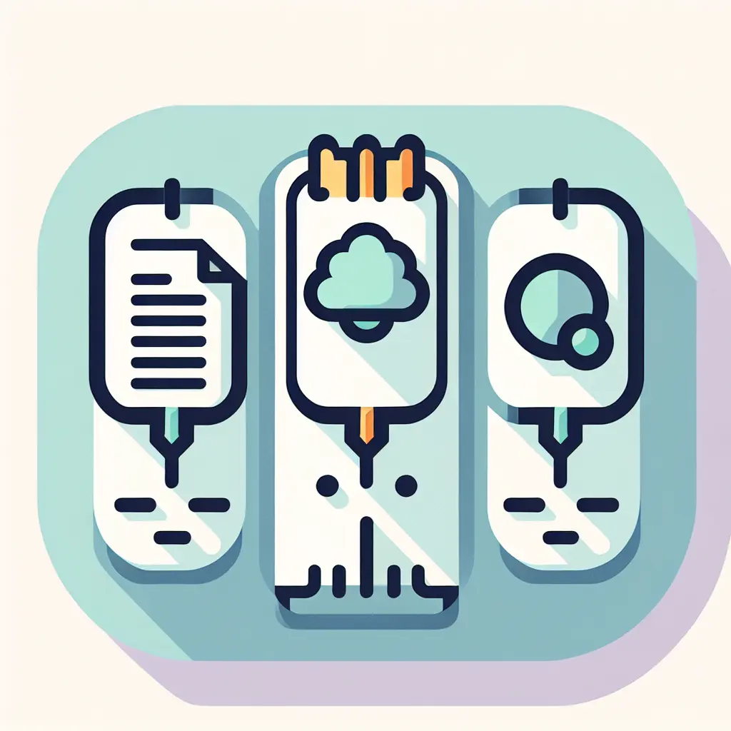 Representación visual de las tres métricas de medición: páginas, palabras y caracteres