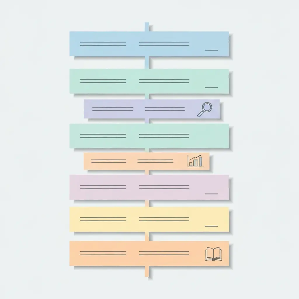 Diagrama de la estructura jerárquica de capítulos de una tesis doctoral