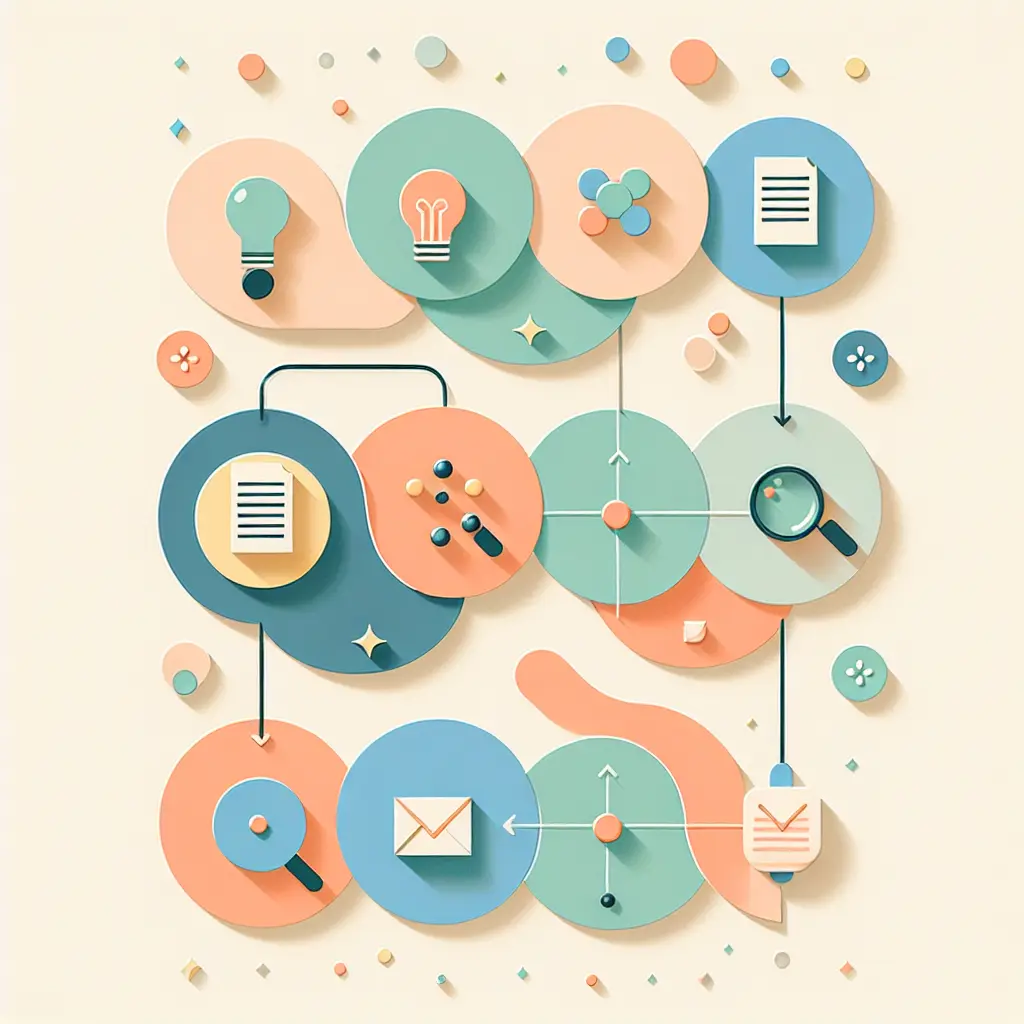 Diagrama de flujo de trabajo para escribir tesis: planificación, investigación, redacción, citación y revisión