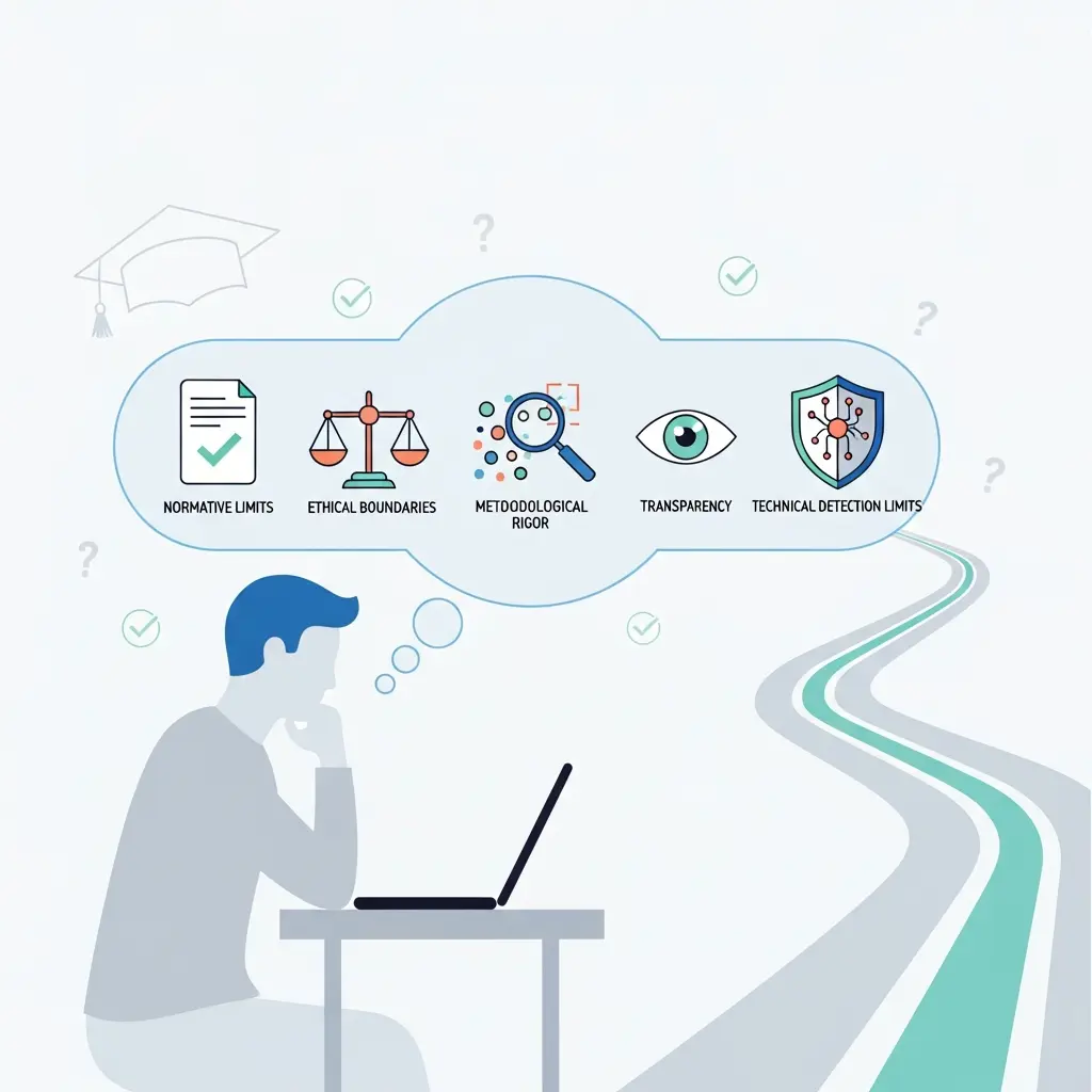 Límites de IA en Tesis Académicas: Guía Completa 2025