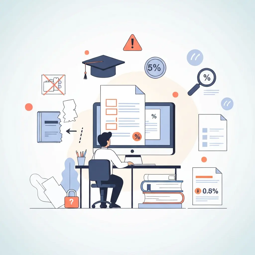 Antiplagio Gratis: 7 Errores que Arruinan Tu Tesis 2025