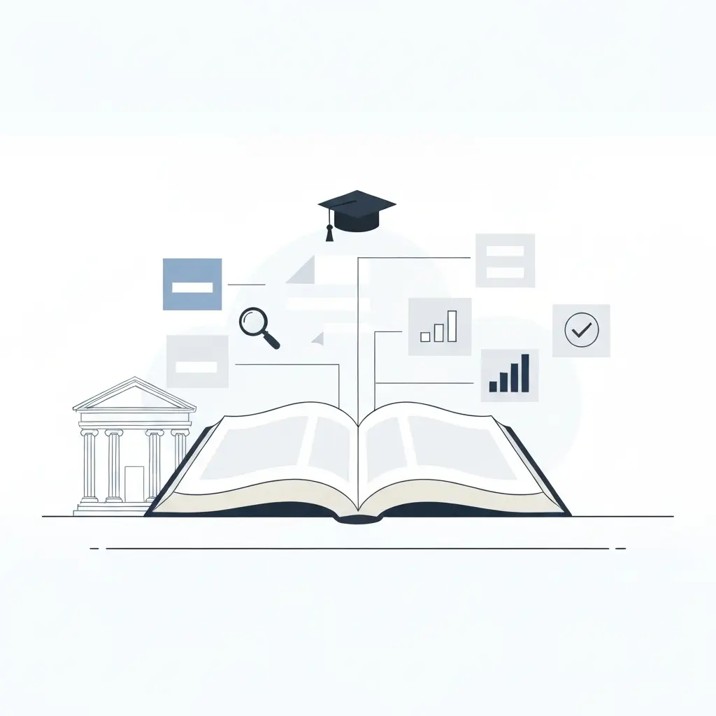 Estructura completa de tesis doctoral en universidades españolas con diagrama de capítulos y secciones obligatorias 2025