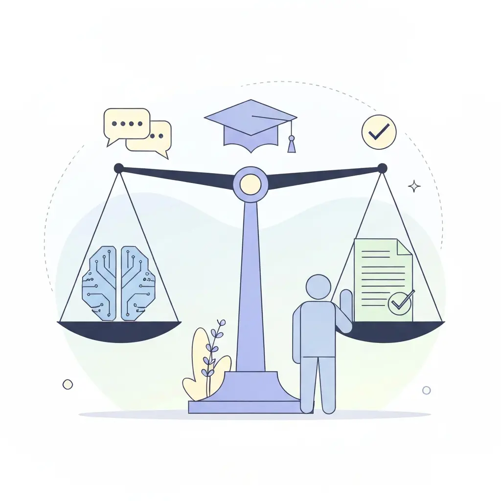 Figura analizando gráfico de similitud con lupa mostrando que el contexto importa más que el porcentaje