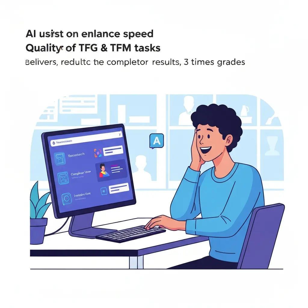 IA para TFG TFM Tesify termina 3x más rápido