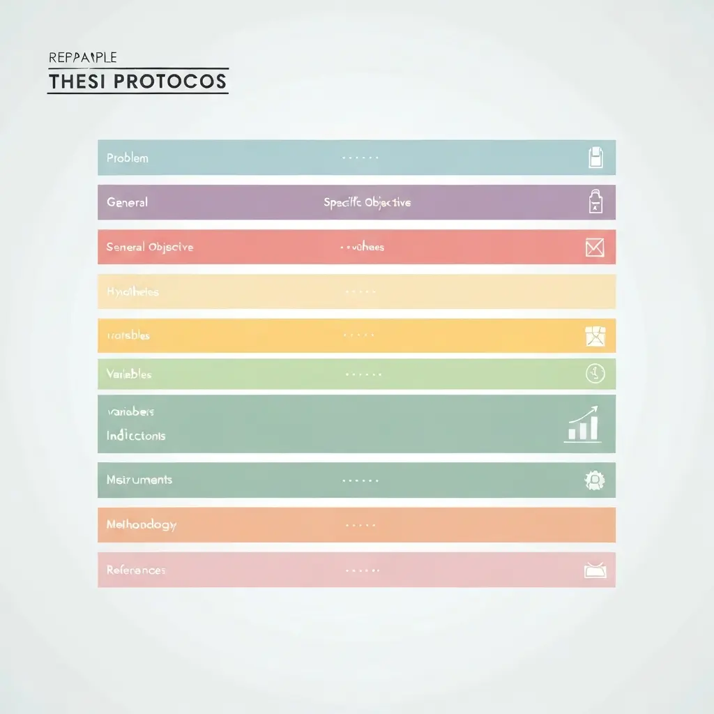Plantilla descargable de matriz de consistencia con filas para problema, objetivos, hipótesis, variables, indicadores, instrumentos y metodología