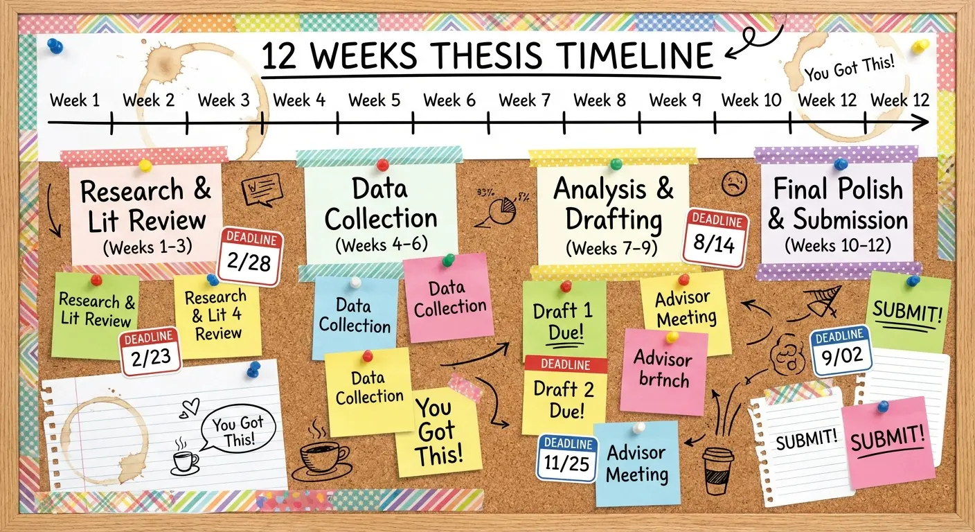 Cronograma TFG: Guía práctica para acabar en 12 semanas 2026