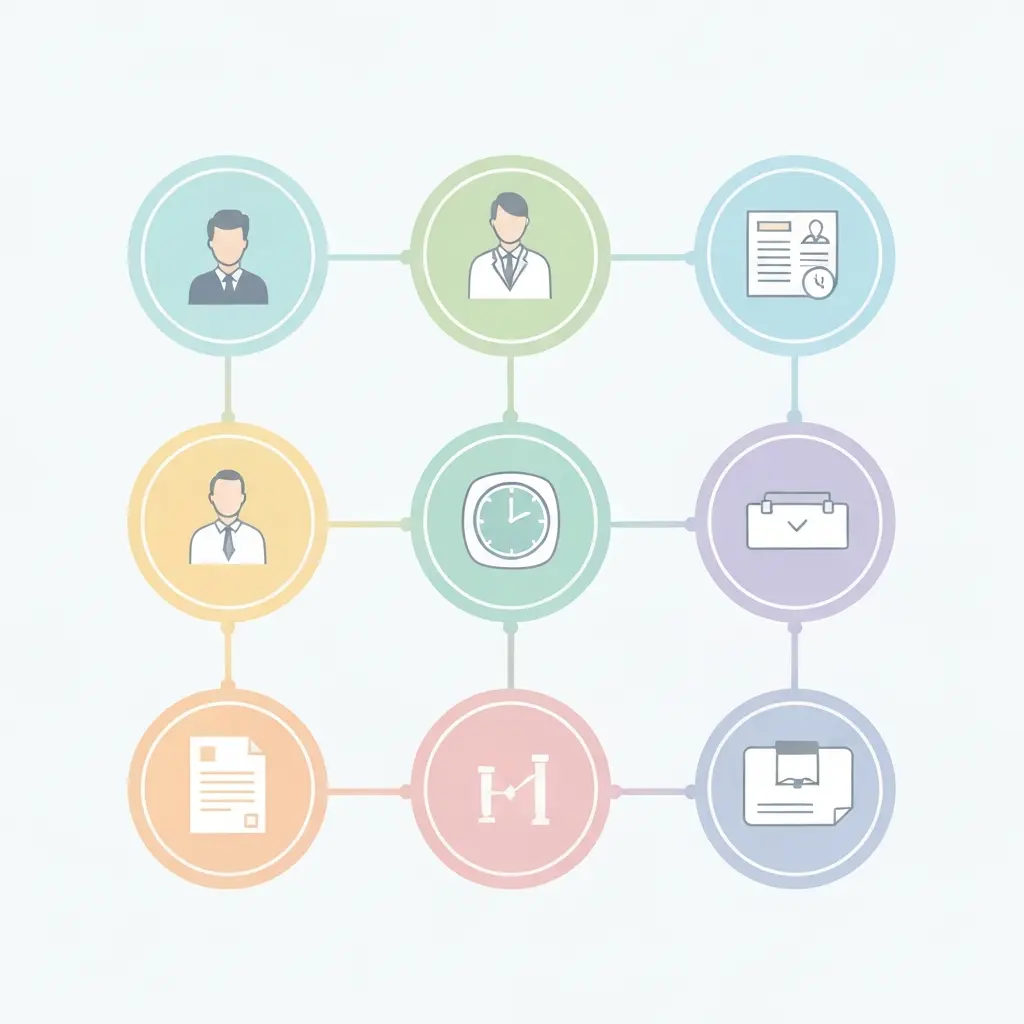 Infografía con los 7 pasos para elegir entre TFG y TFM: nivel académico, objetivo profesional, tiempo, tema, tutor, normativa y metodología