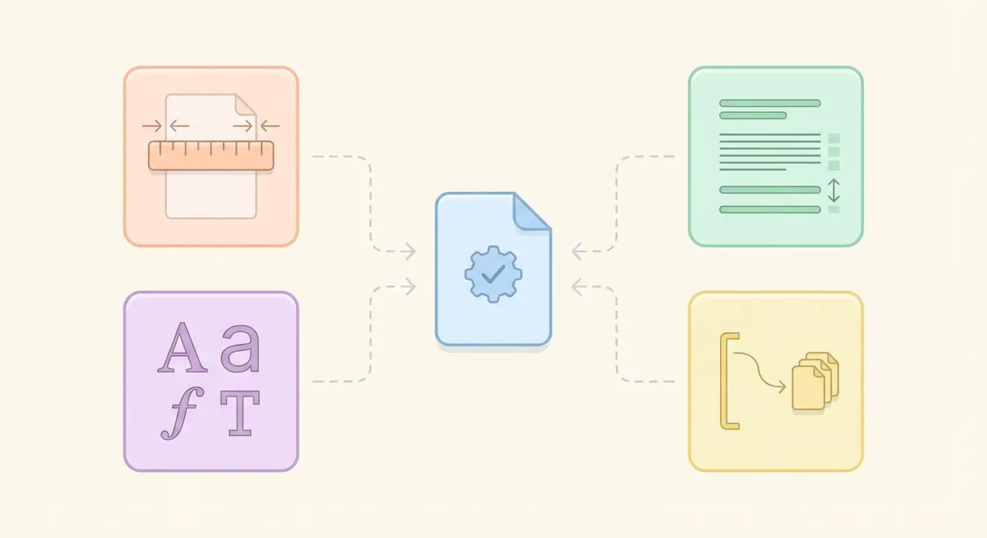 Guía visual de formato y estilo de la plantilla UAB para TFG: márgenes, fuente, interlineado y citas APA