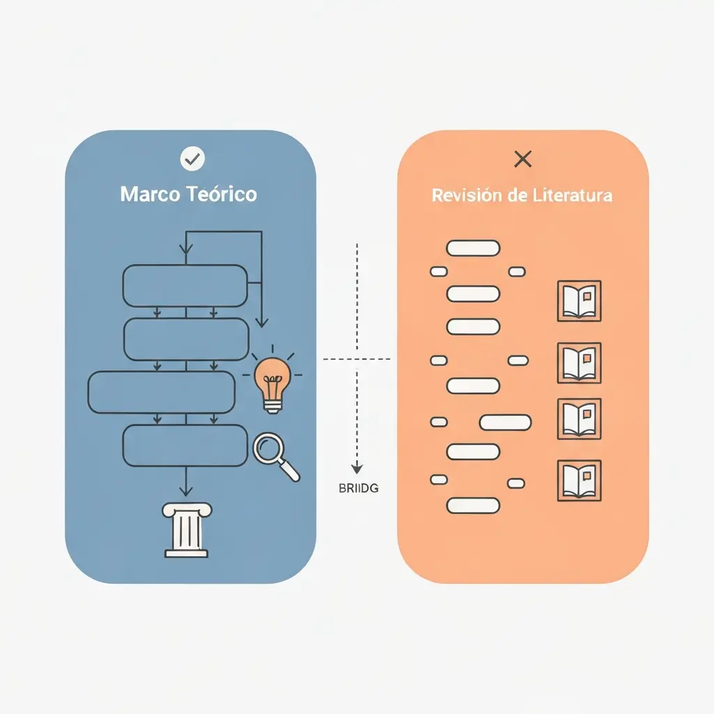 Doctorando frustrado frente al ordenador reescribiendo su marco teórico de tesis doctoral por cuarta vez