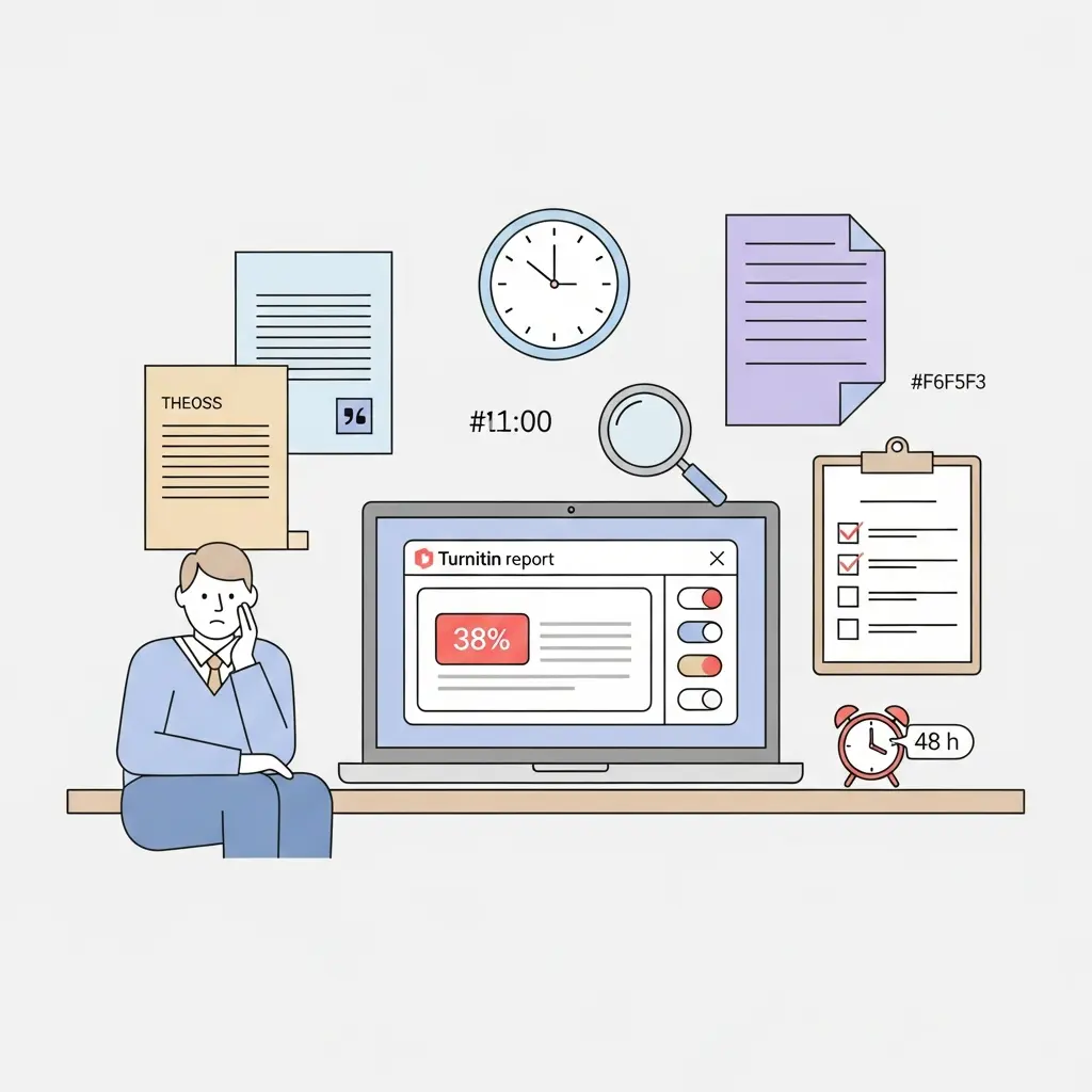 Turnitin Falsos Positivos Tesis: Solución 48h ✓ [2025]