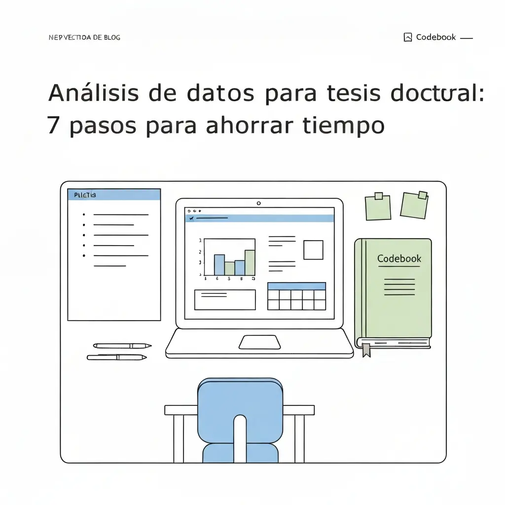 Análisis de datos tesis doctoral: 7 pasos para ahorrar tiempo