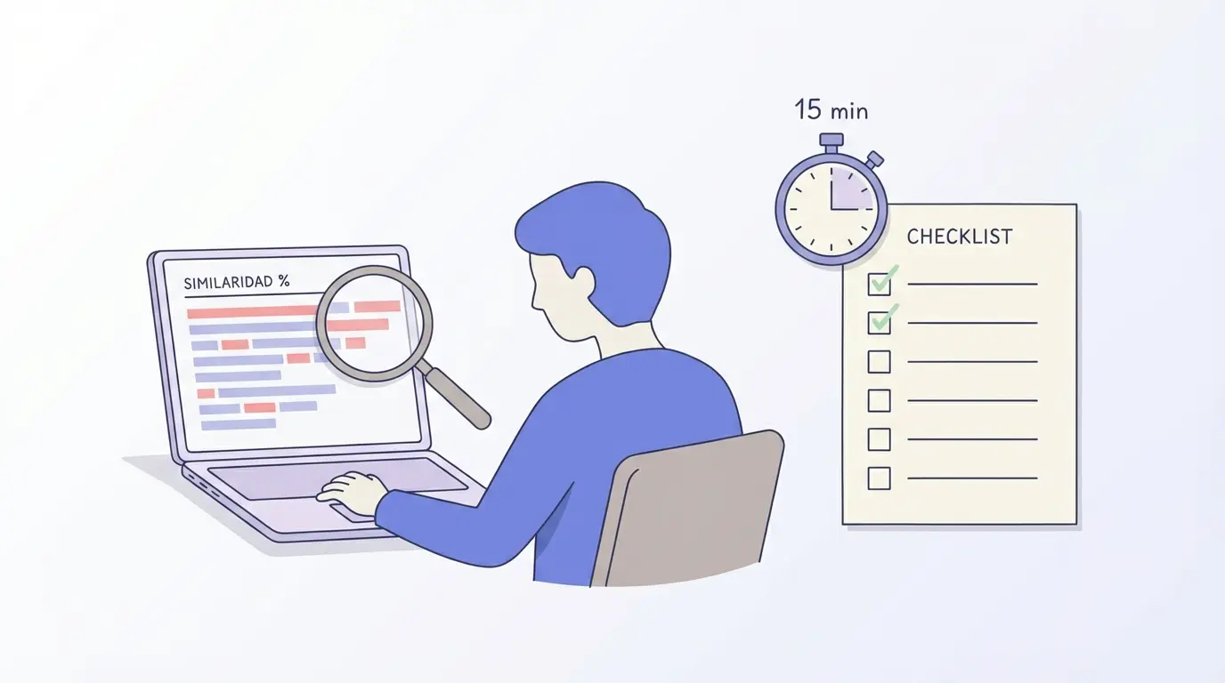 Detectar Plagio TFG: Método Probado de 15 Min (2025)