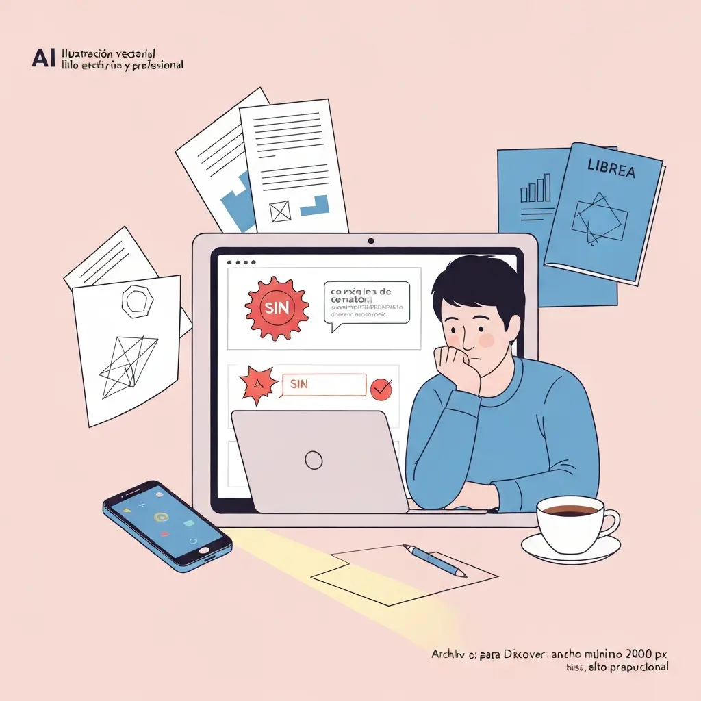 Revisión de tesis con IA: estudiante trabajando de noche frente al portátil con correcciones visuales en pantalla