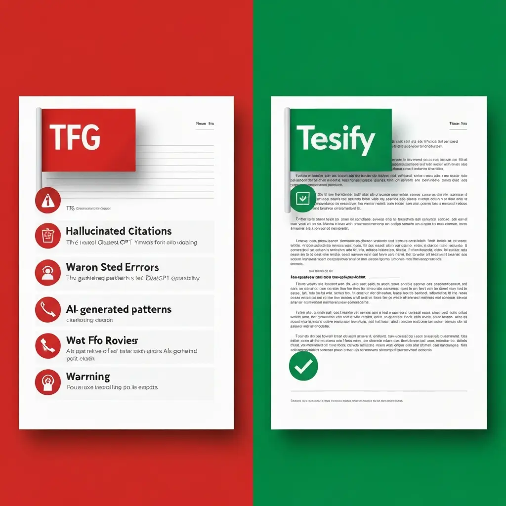 5 Errores con ChatGPT que Suspenden TFGs en 2026 (y Cómo Tesify los Evita)