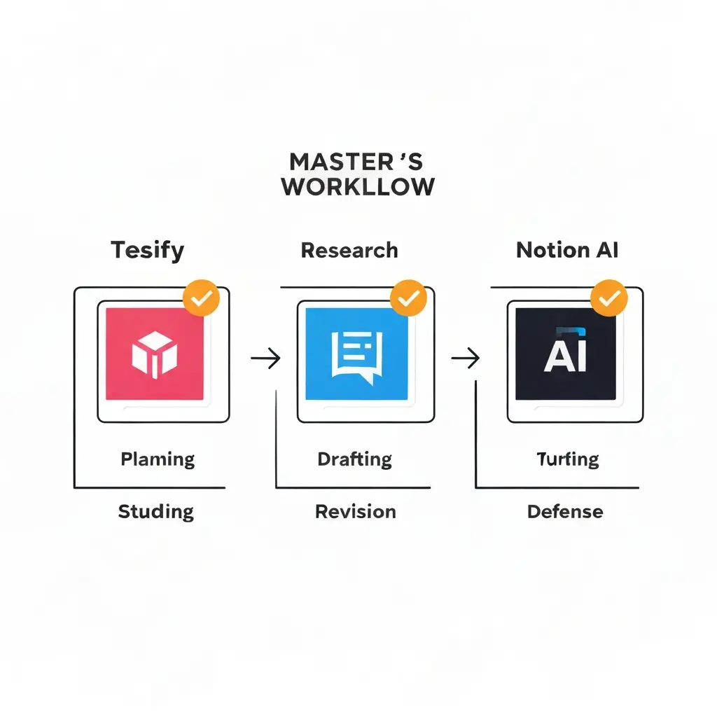 Tesify vs Notion AI para Tesis de Máster 2026: Análisis por Fase