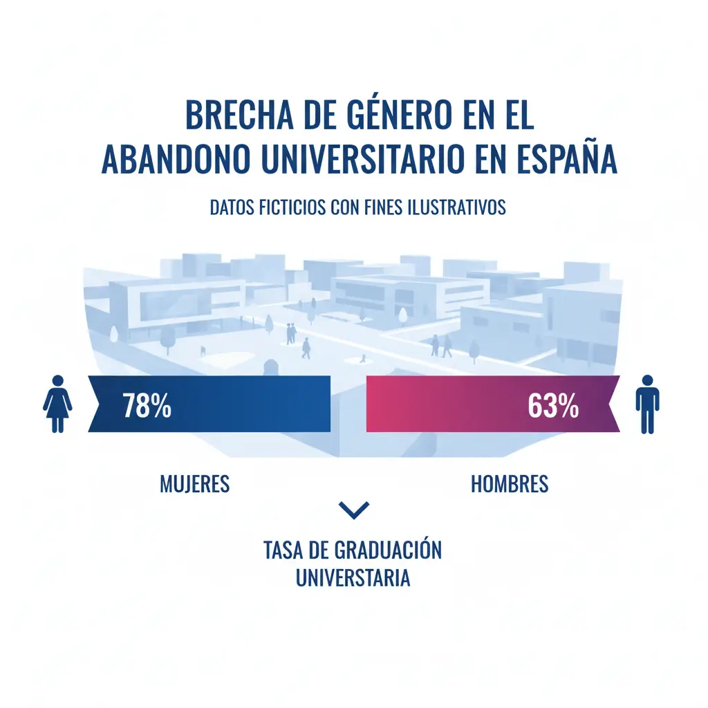 Fracaso Universitario por Género en España 2026: Datos y Estadísticas de la Brecha Académica