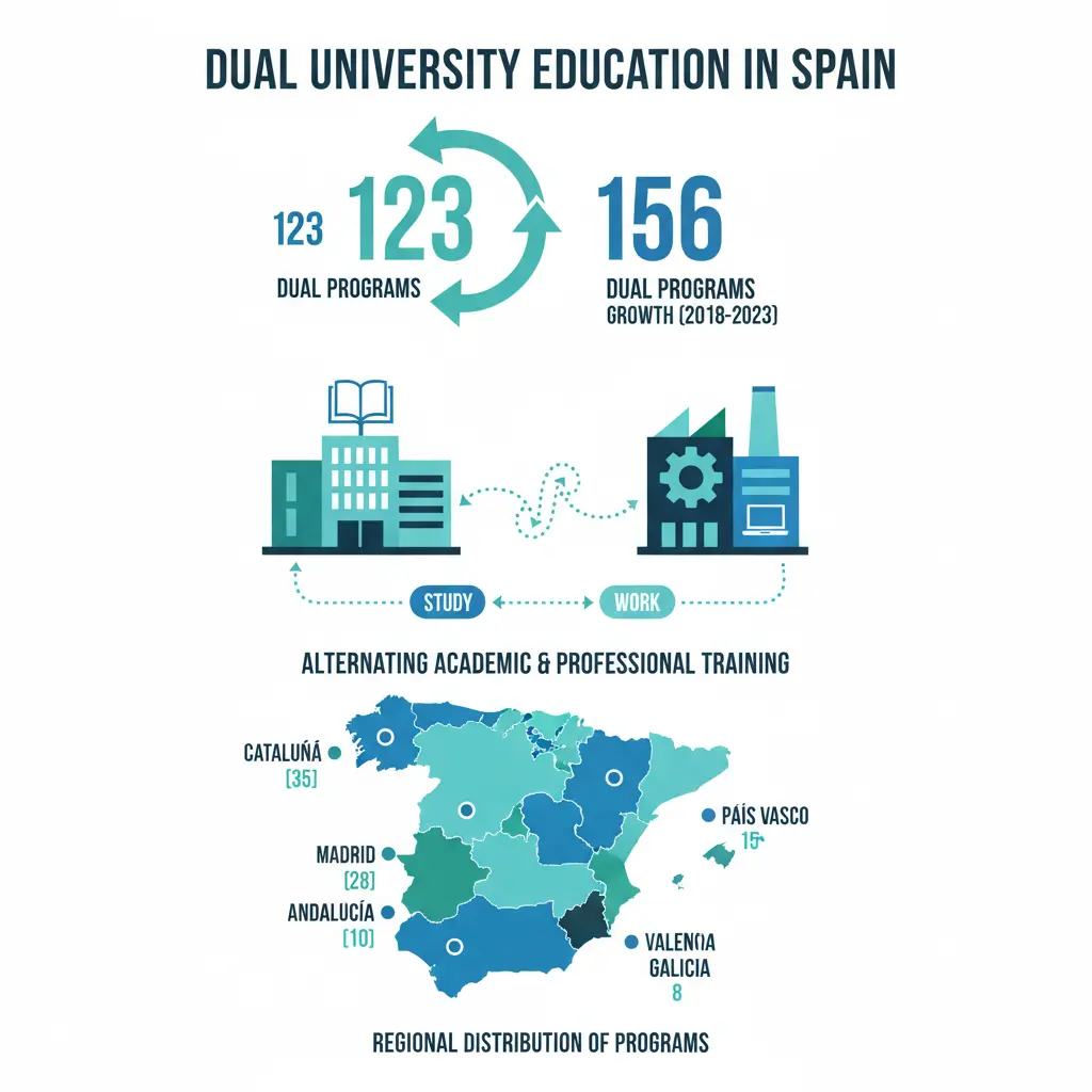 Formación Dual Universitaria en España 2026: Estadísticas y Datos de Expansión