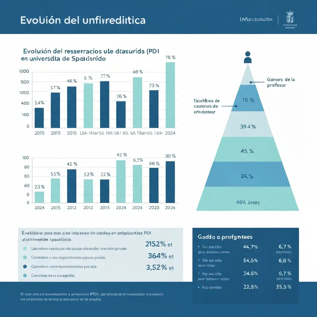 Evolución del PDI en Universidades Españolas 2026: Datos y Estadísticas