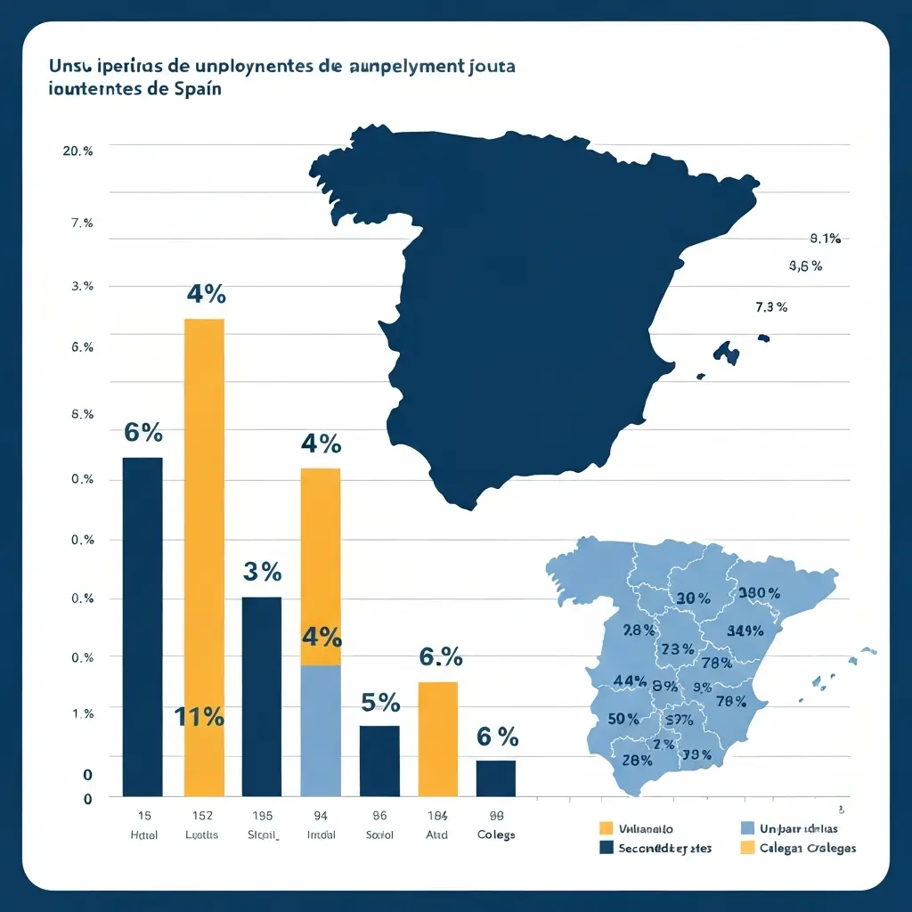 Paro juvenil universitario en España 2026: estadísticas oficiales
