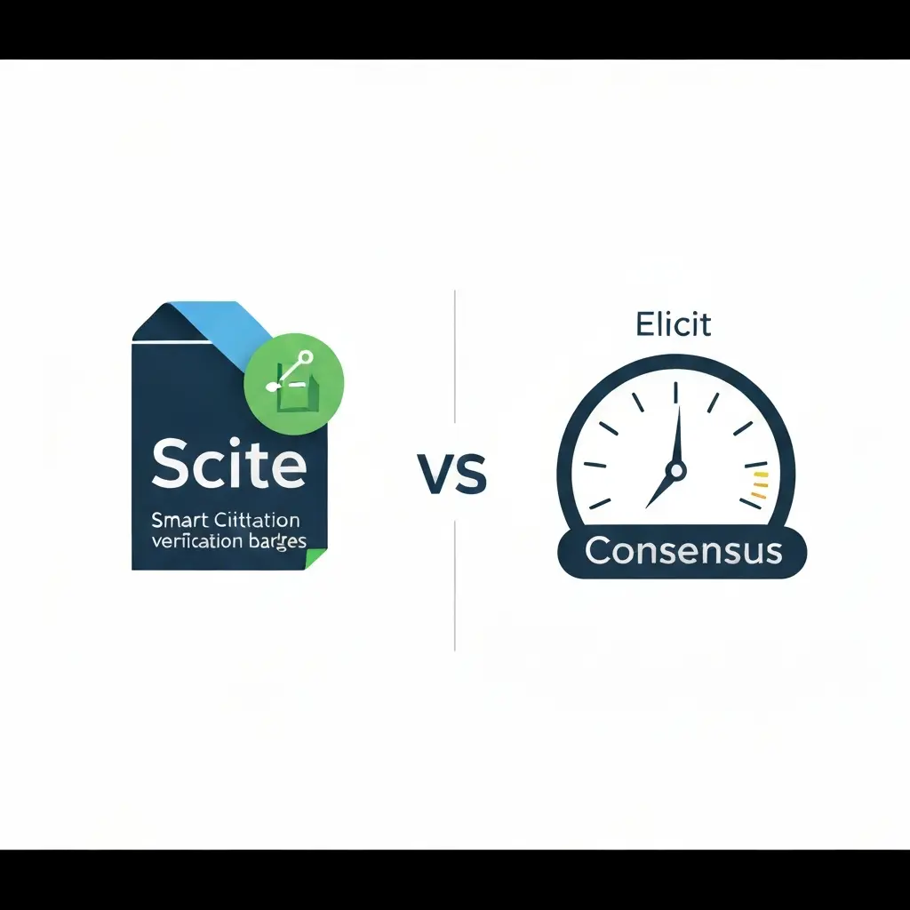 Scite vs Elicit vs Consensus 2026: comparativa para revisión de literatura