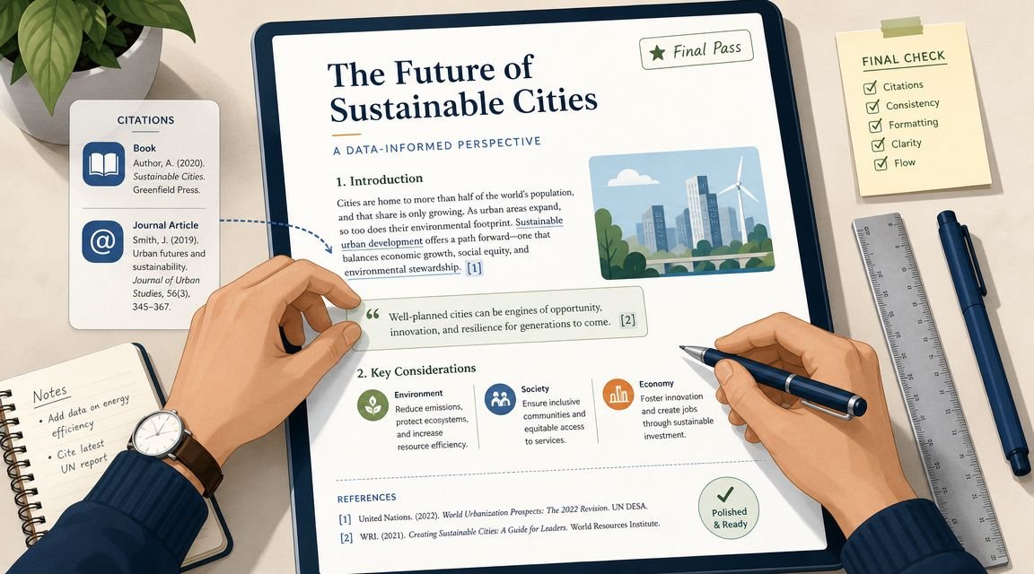 Consejos pro de formato y citación para un acabado profesional
