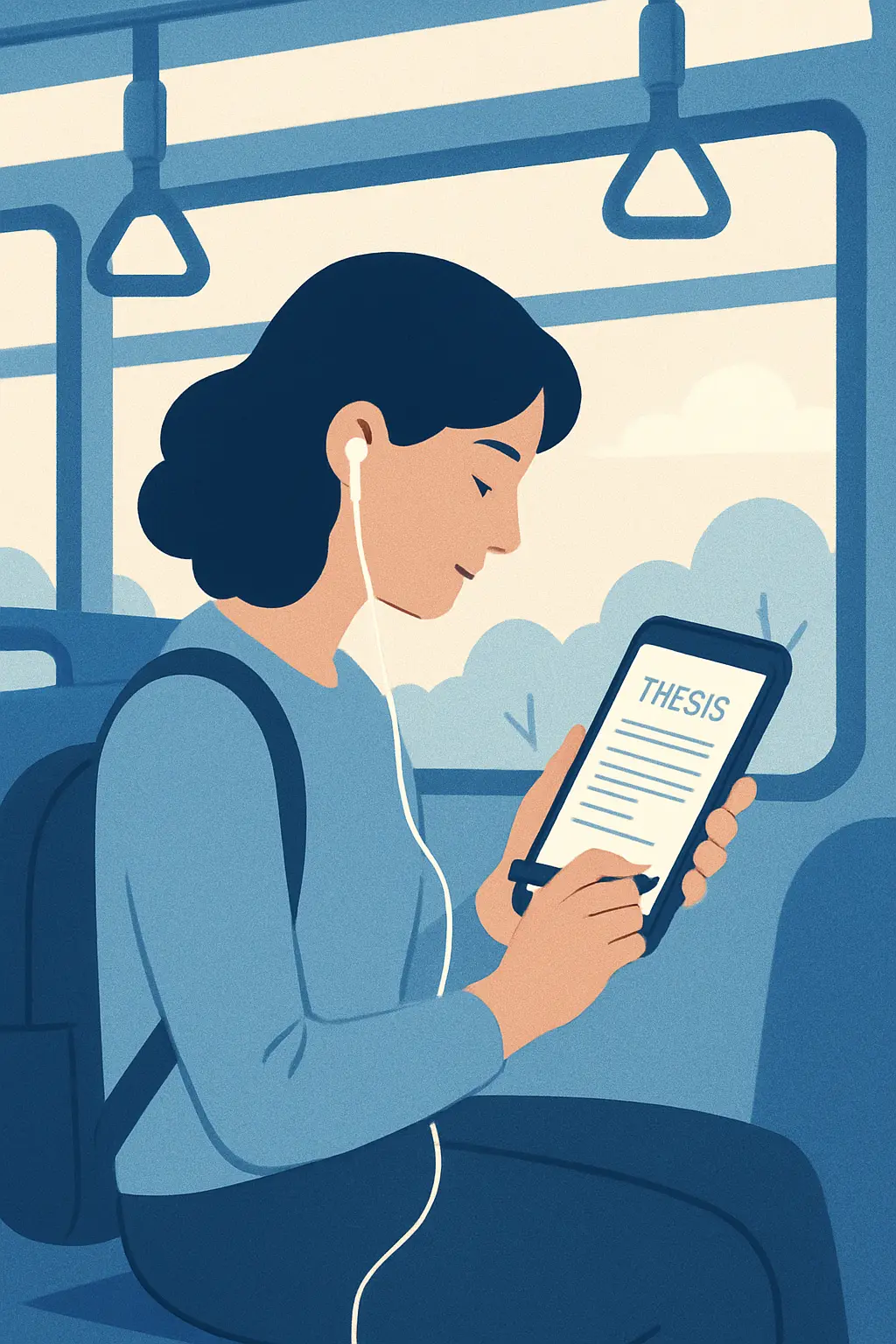 Escribir el TFG desde el móvil con Tesify: aprovecha el bus, la cola y los huecos muertos (2026)