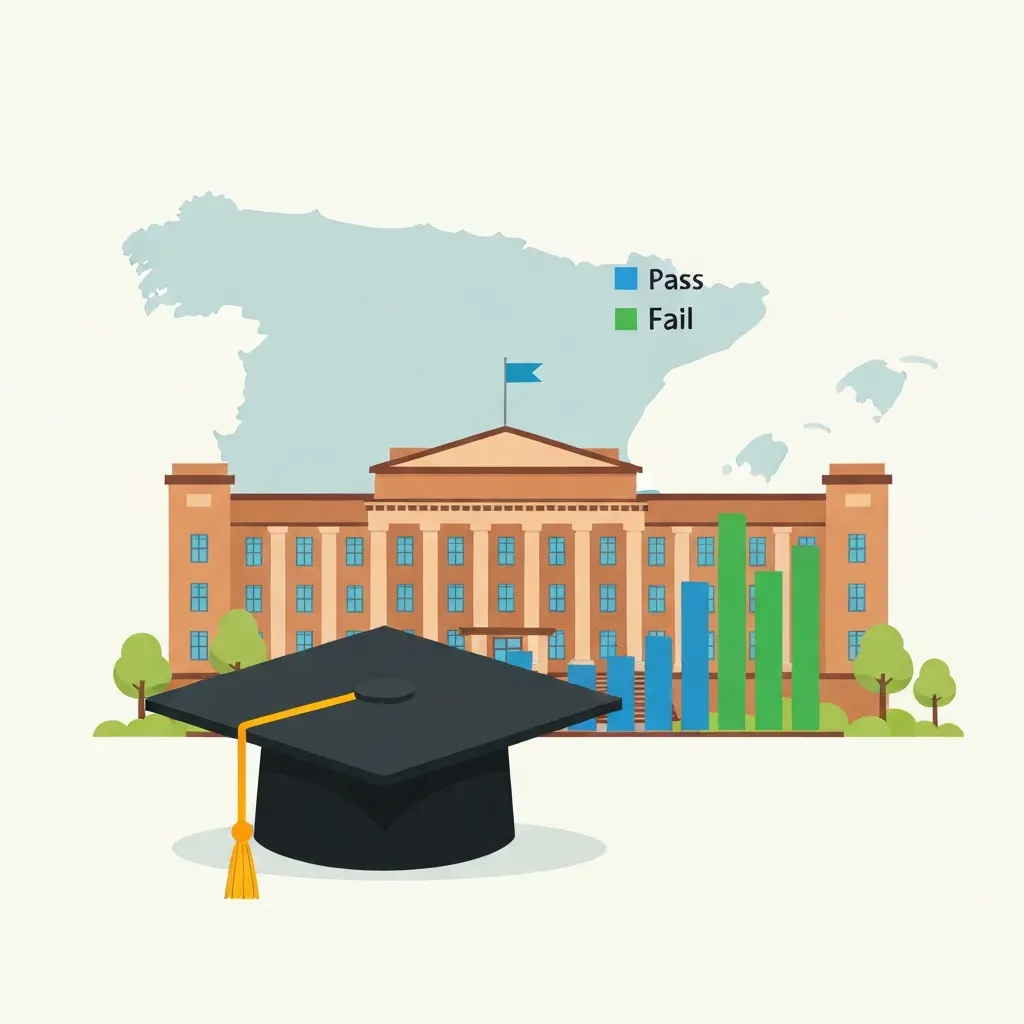 Tasas de aprobación y suspenso del TFG por universidad en 2026: el mapa completo