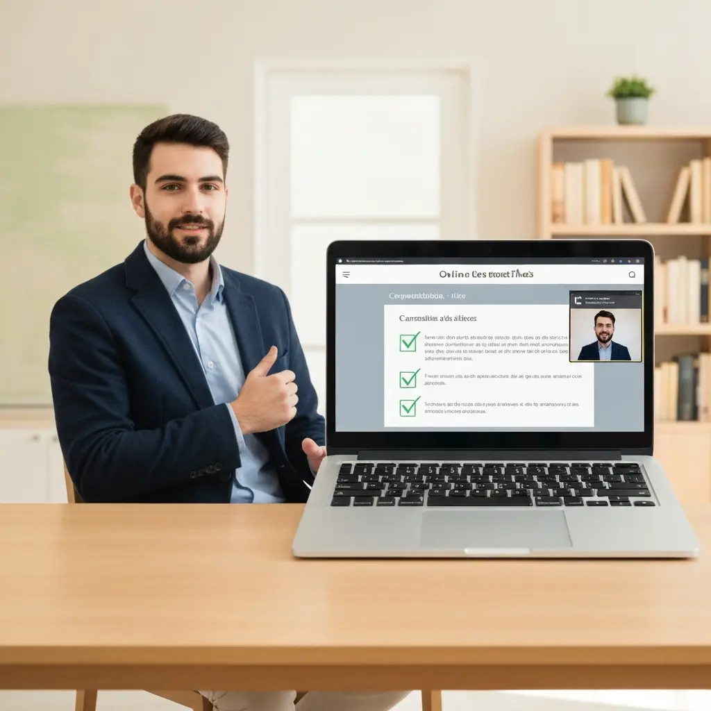 Defensa online del TFG sin estrés: checklist + plantilla Tesify de guion para 10/15/20 minutos