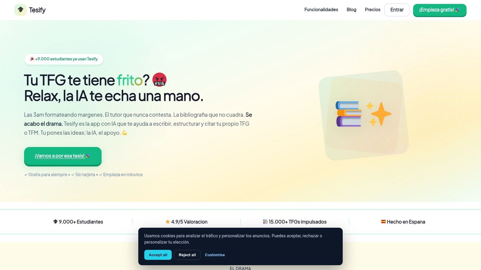 Screenshot from https://tesify.es