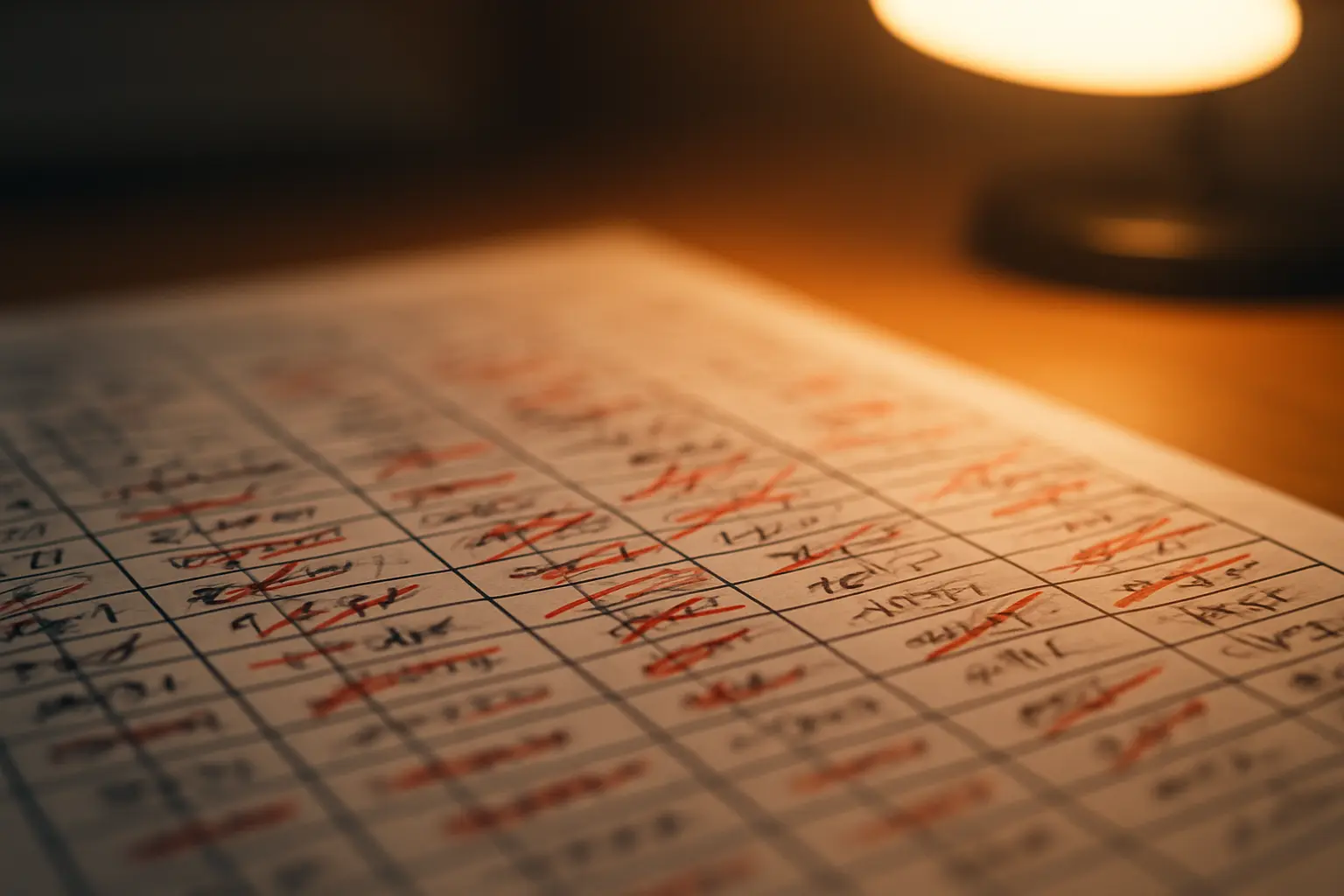 Hoja de cálculo con datos inconsistentes antes de la depuración