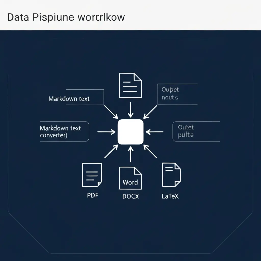 Pandoc para tesis: workflow Markdown → LaTeX → PDF/A en 2026