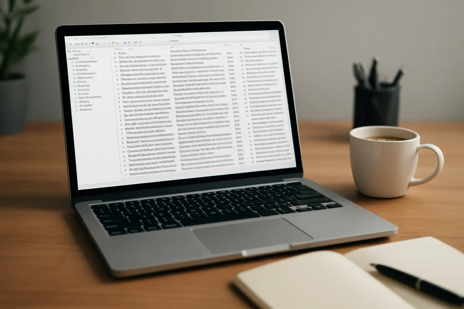 Pantalla de un gestor bibliográfico organizando referencias en formato Vancouver para una tesis