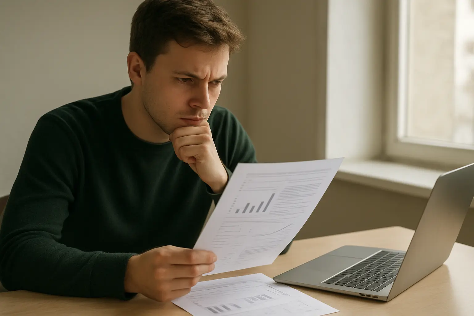 Estudiante decidiendo qué prueba estadística aplicar a sus datos